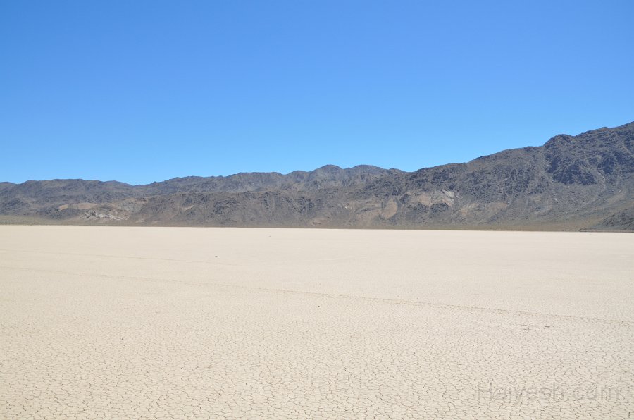 HJS_3948.JPG - If you look closely, you can see faint marks of the rock paths on the playa.
