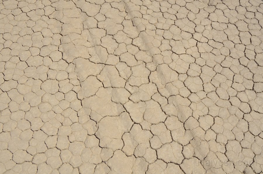 HJS_3960.JPG - If you look closely, you can see faint marks of the rock path on the dry playa